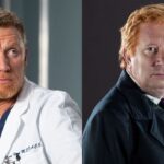 Kevin McKidd and Arthur Weasley in Harry Potter