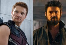 Hawkeye and Urban as Butcher (Image: Marvel, Amazon)