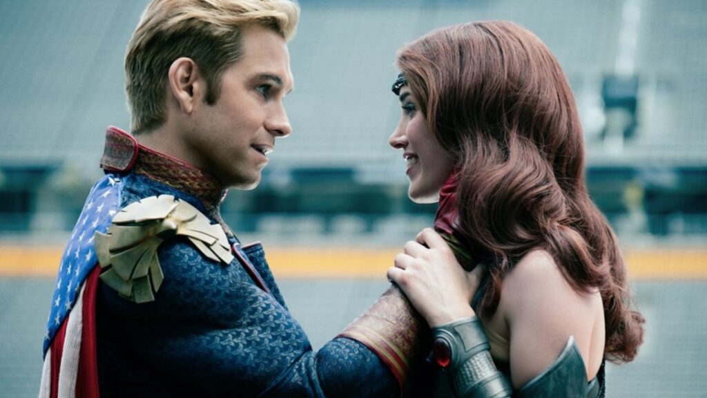 Homelander and Queen Maeve in 'The Boys'