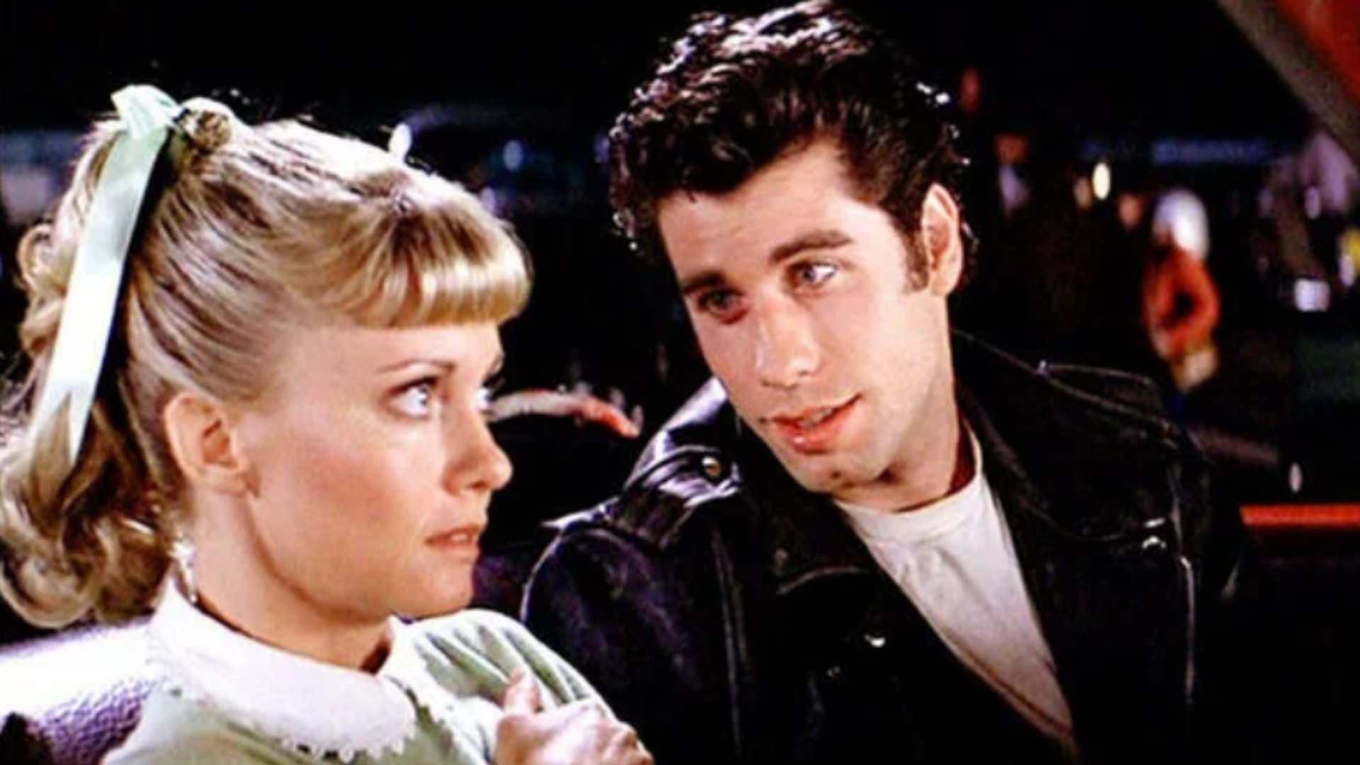 Danny Zuko & Sandy Olsson in 'Grease' (1978)