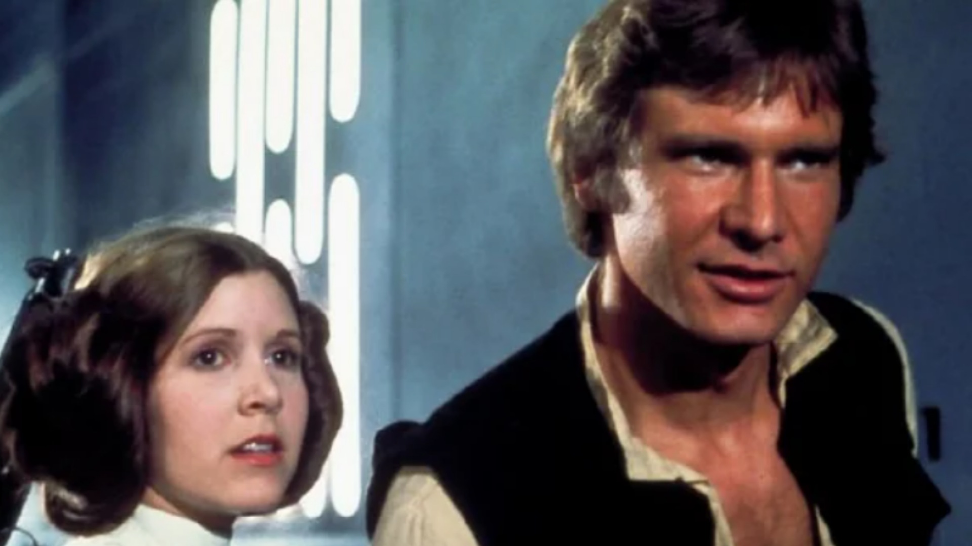 Han Solo & Princess Leia in 'Star Wars: Episode V – The Empire Strikes Back' (1980)