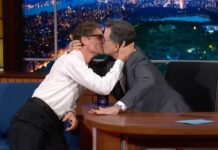 Pedro Pascal and Stephen Colbert on 'The Late Show'