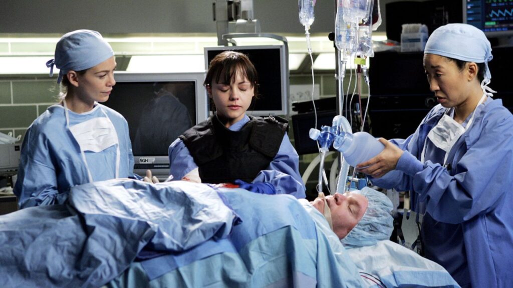 Christina Ricci in Grey's Anatomy (Image: ABC)