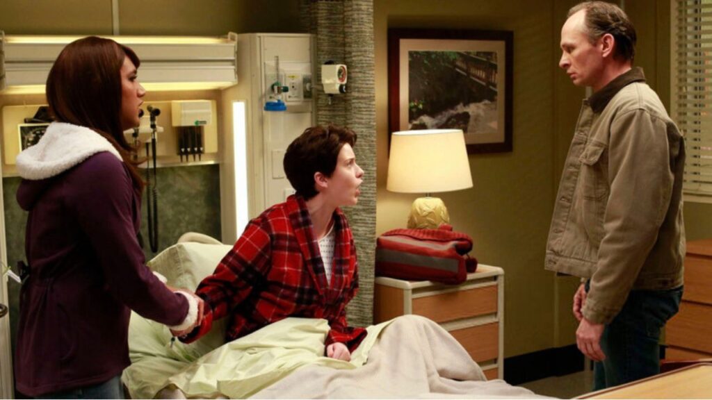 Rachel Brosnahan in Grey's Anatomy (Image: ABC)