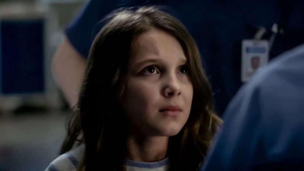 Millie Bobby Brown in Grey's Anatomy (Image: ABC)