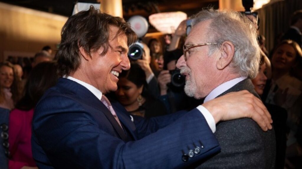 Tom Cruise and Steven Spielberg (Image: Variety)