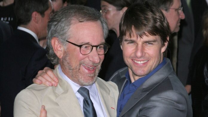 Tom Cruise and Steven Spielberg (Image: British GQ)