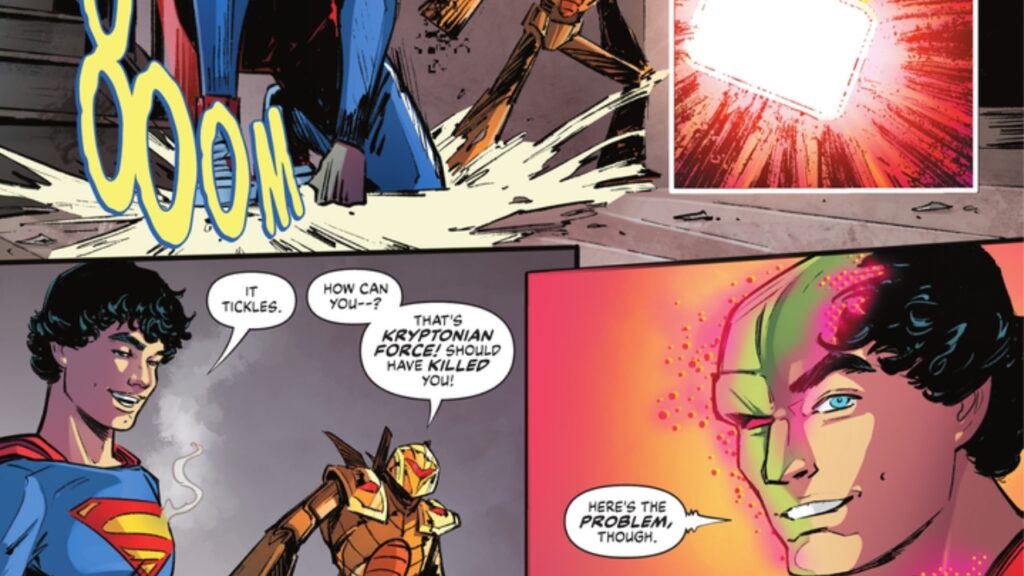 Superman and the new Kryptonite (Image: DC)