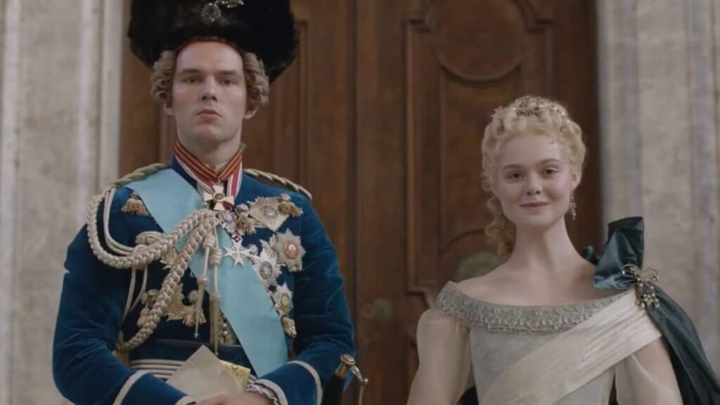 Catherine and Peter in The Great (Image: Hulu)