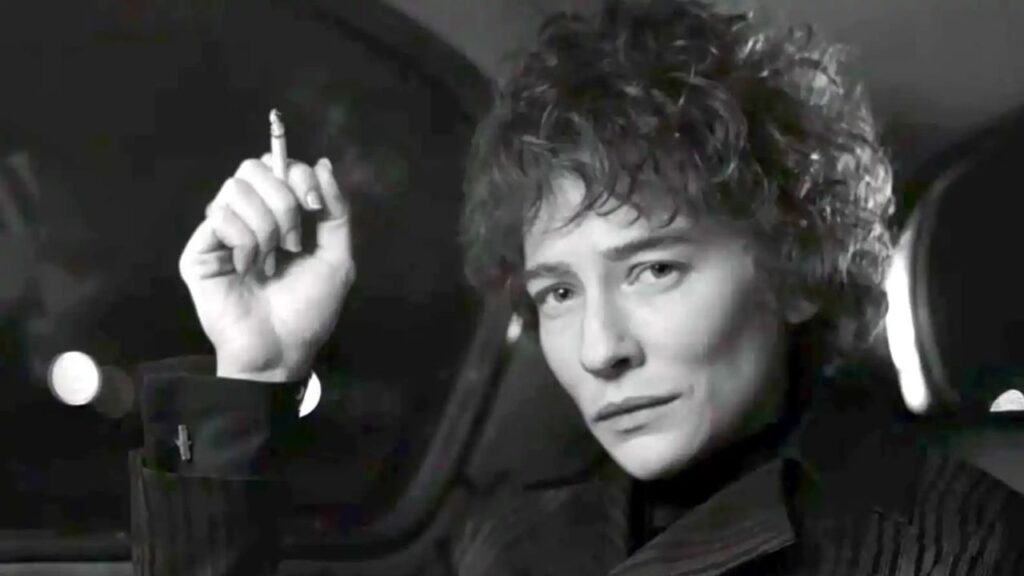 Cate Blanchett in Bob Dylan look