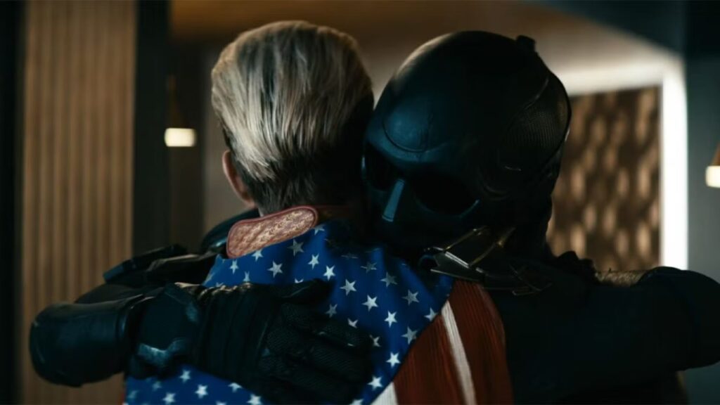 Black Noir and Homelander in The Boys (Image: Amazon Prime Video)