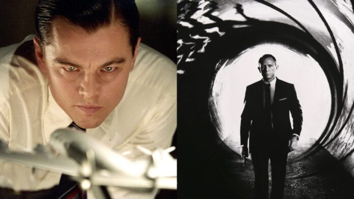 Leonardo DiCaprio in The Aviator and James Bond