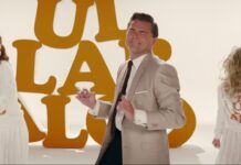 Leonardo DiCaprio dancing in 'Once Upon a Time in Hollywood' (Image: Sony Pictures)
