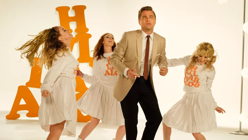 Leonardo DiCaprio dancing in 'Once Upon a Time in Hollywood' (Image: Sony Pictures)