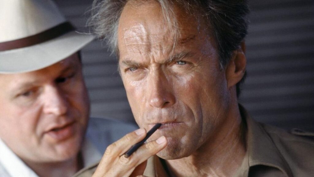 A still from 'White Hunter Black Heart' 