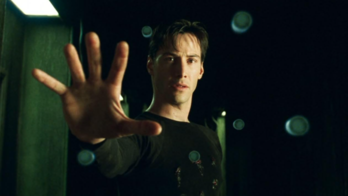 Keanu Reeves in 'The Matrix' (Image: The Matrix)