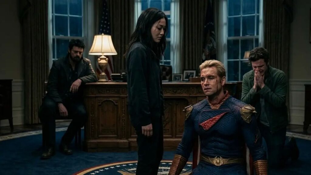 Homelander in 'The Boys' season 5 finale