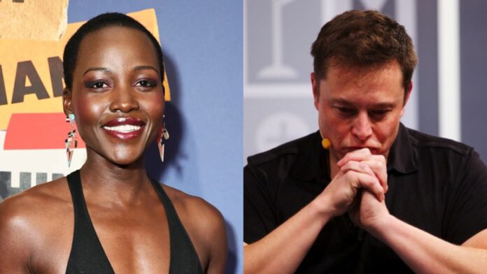 Lupita Nyong’o and Elon Musk (Image: Yahoo and ABC News)