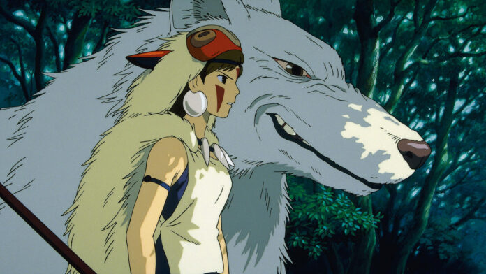 San and Moro in 'Princess Mononoke' San and Moro in 'Princess Mononoke'