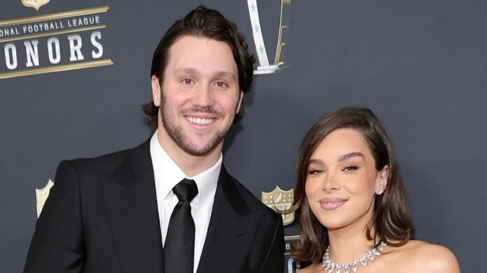Josh Allen and Hailee Steinfeld