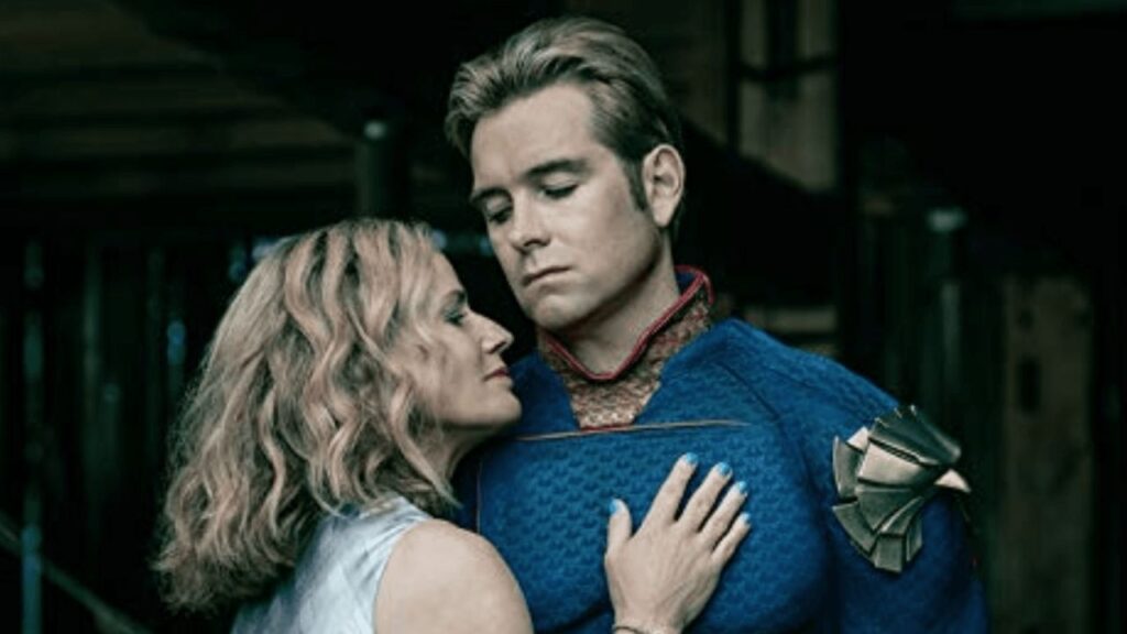 Madelyn Stillwell and Homelander In 'The Boys'