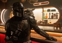 A still from The Mandalorian & Grogu