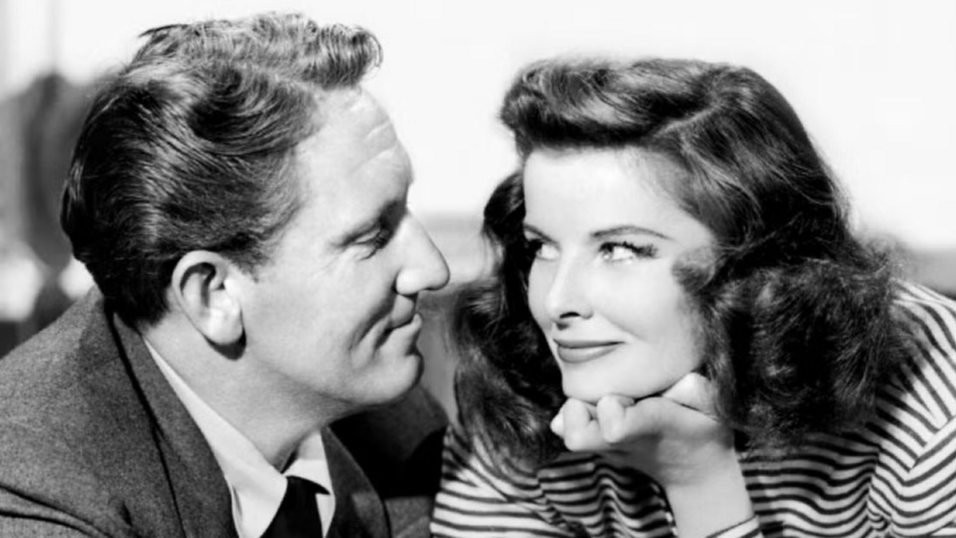 Spencer Tracy and Katharine Hepburn