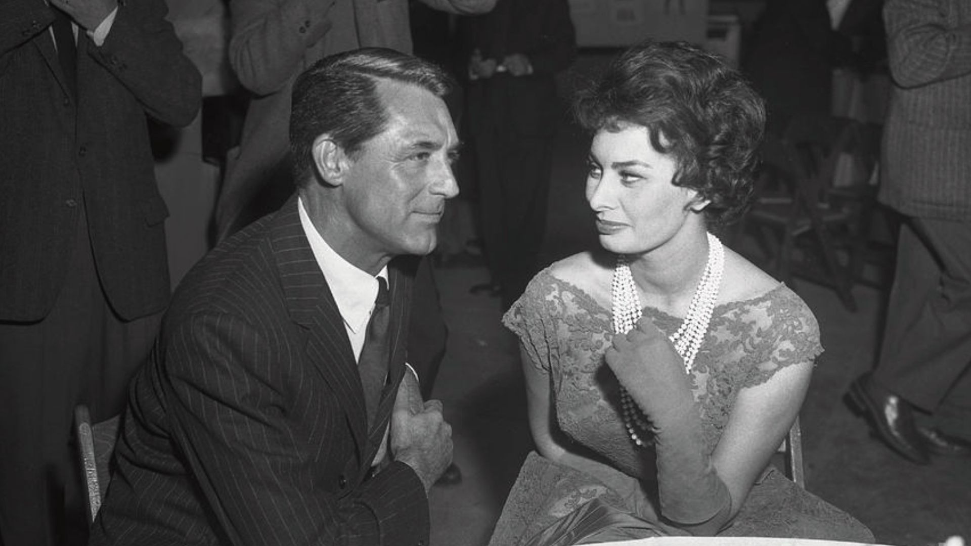 Cary Grant and Sophia Loren