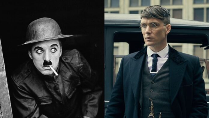 Charlie Chaplin and Thomas Shelby (Image: The Wire and Netflix)