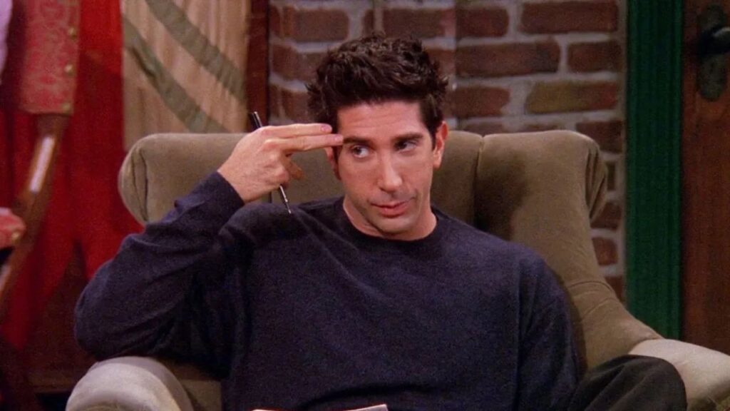 Ross Geller in Friends (Image: NBC)
