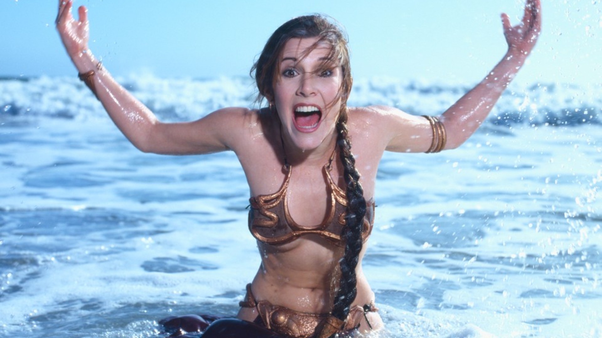 Princess Leia's golden moment in ‘Star Wars: Return of the Jedi’ (1983)