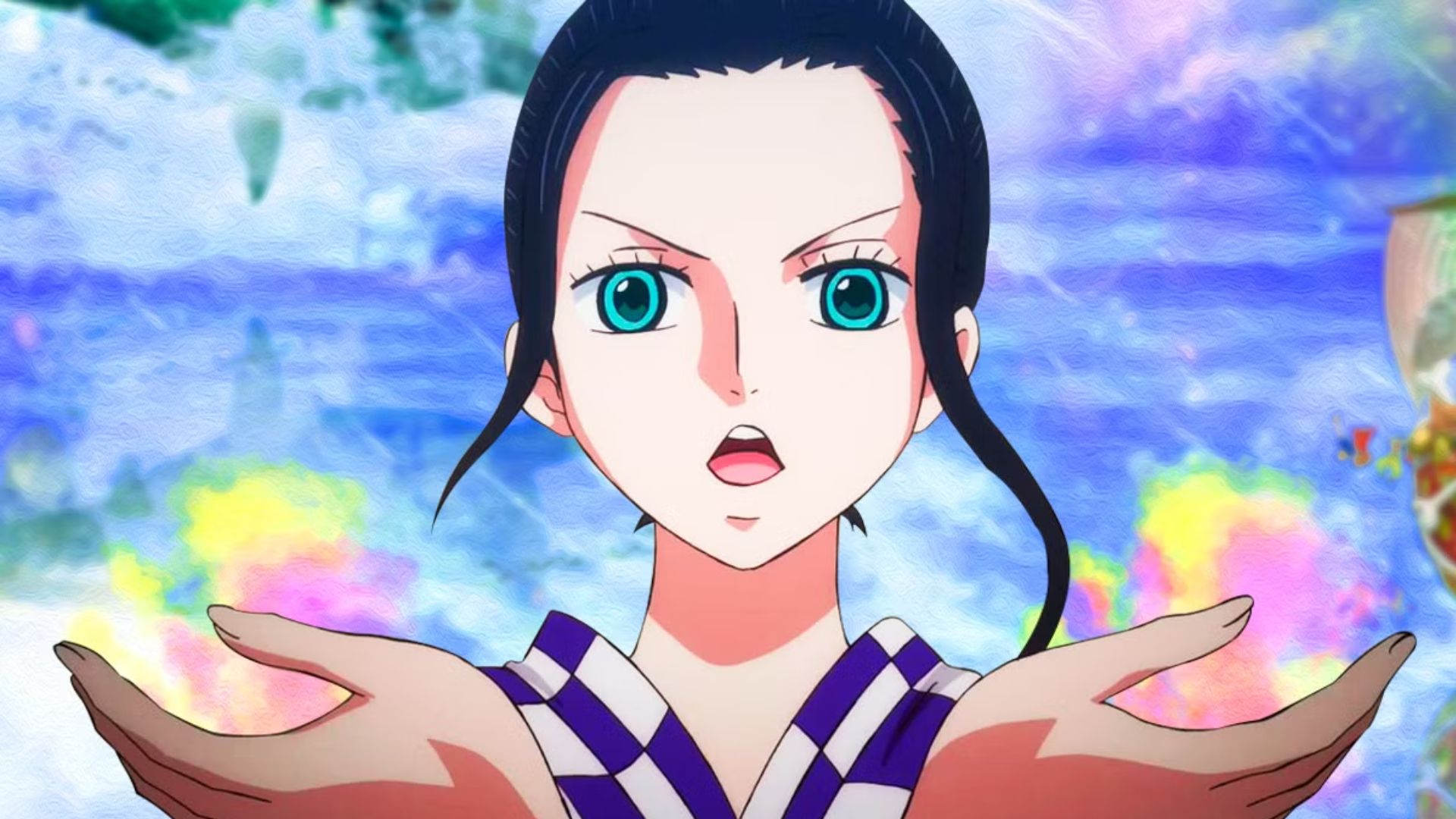 8. Demonio Fleur Awakens Against Black Maria (Wano Arc)
