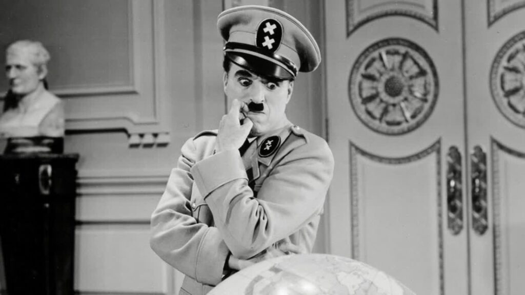 Charlie Chaplin in 'The Great Dictator' (Image: United Artists)