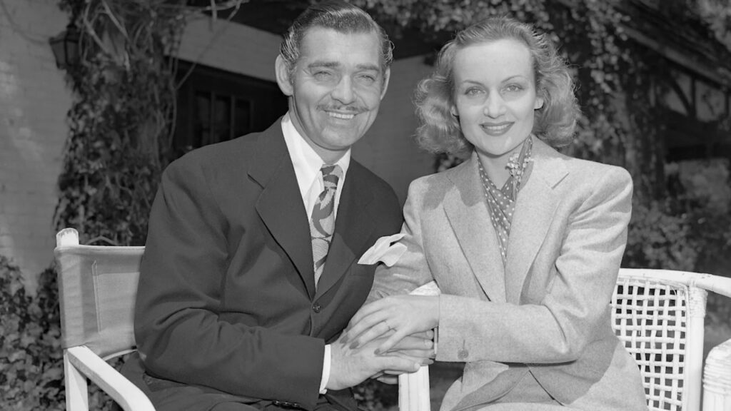 Carole Lombard and Clark Gable (Image: Yahoo)
