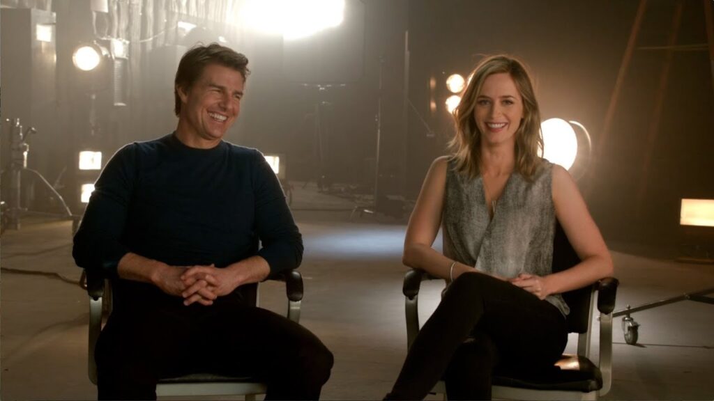 Tom Cruise and Emily Blunt (Image: Warner Bros.)