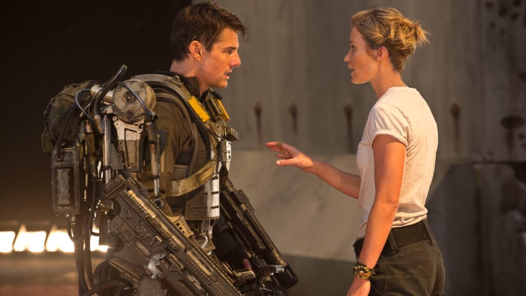 Tom Cruise and Emily Blunt in 'Edge of Tomorrow' (Image: Warner Bros.)