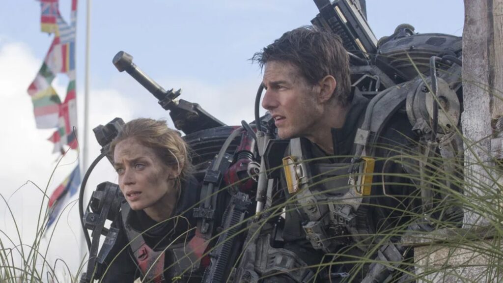 Tom Cruise and Emily Blunt in 'Edge of Tomorrow' (Image: Warner Bros.)