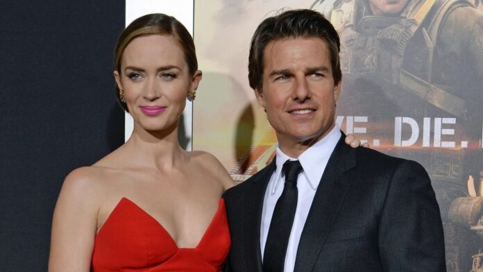 Tom Cruise and Emily Blunt (Image: RTE)