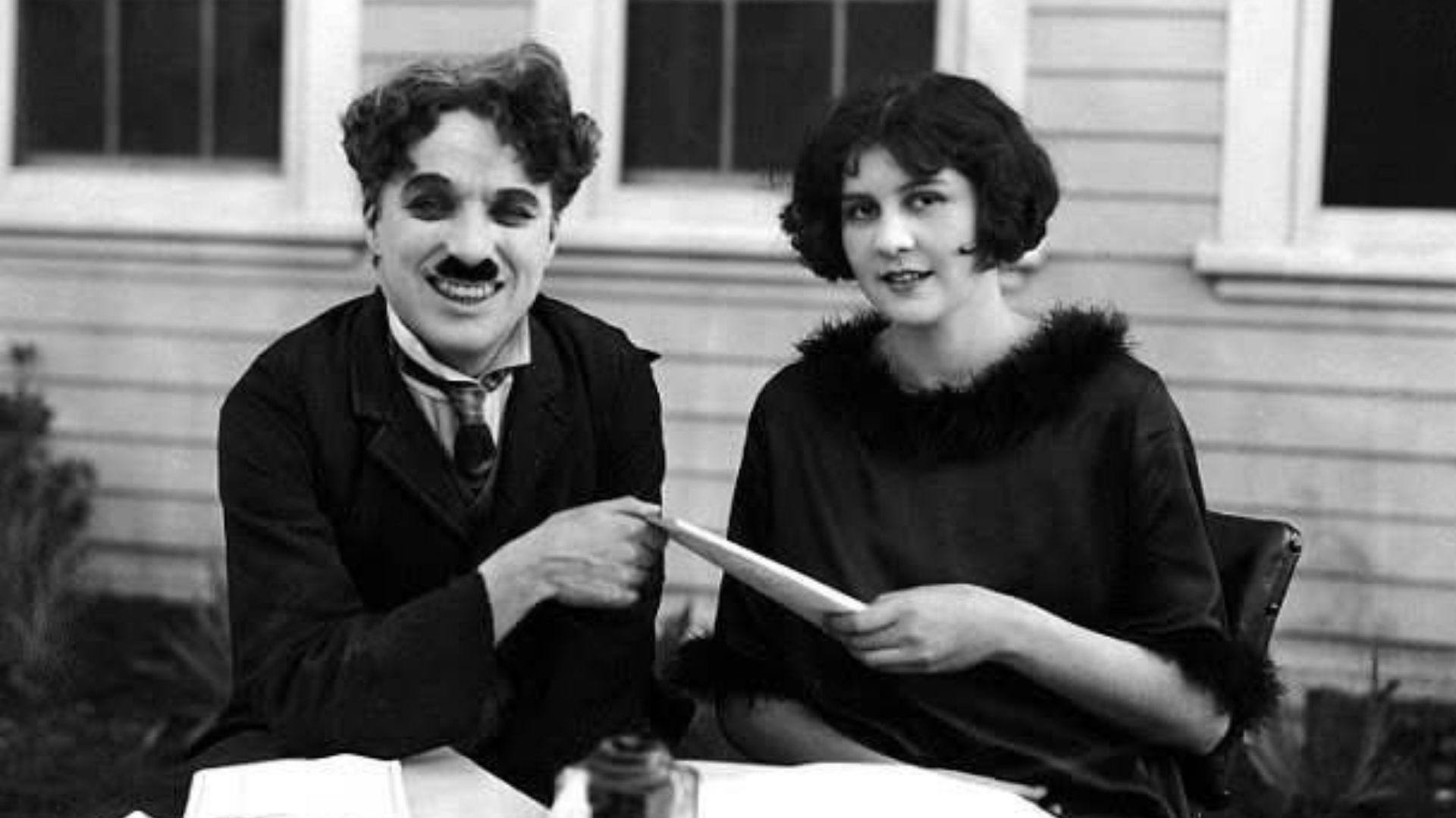 Charlie Chaplin and Lita Grey