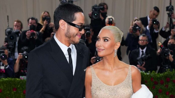 Pete Davidson and Kim Kardashian