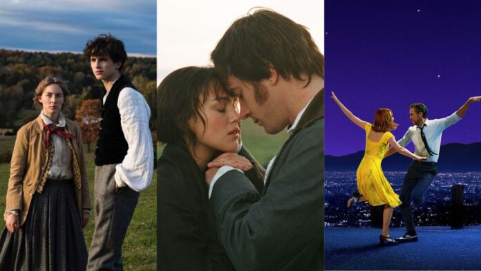 Little Women, Pride and Prejudice, La La Land (Image: Sony Pictures Releasing, United International Pictures, Lionsgate)