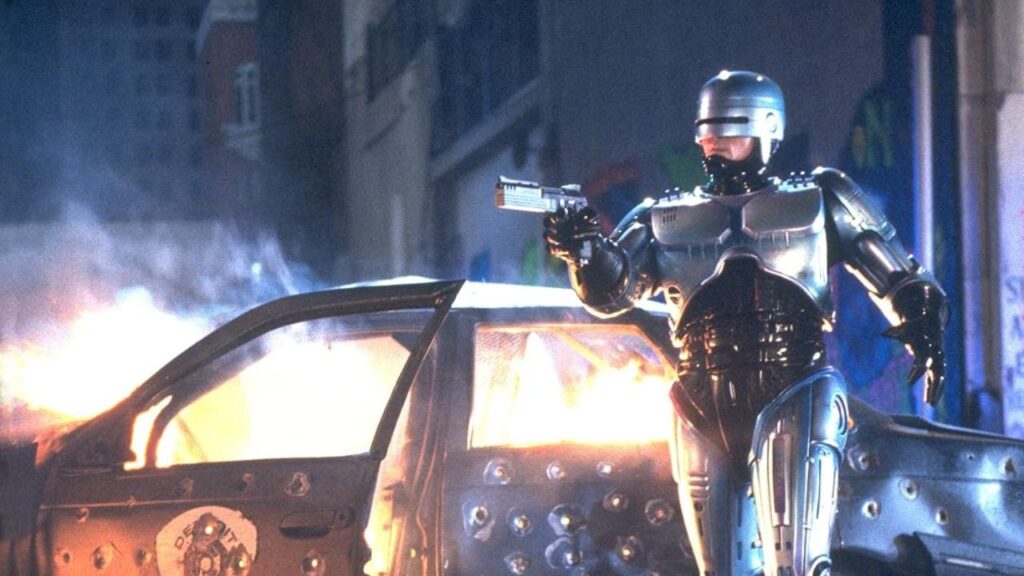 A still from Robocop 2. Image Credit: Orion Pictures / Entertainment Pictures