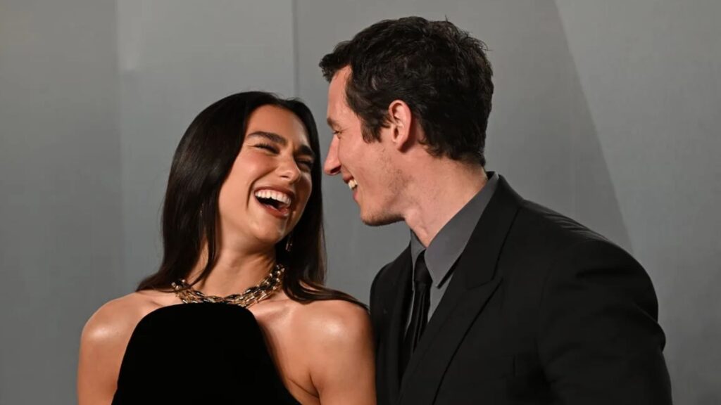 Dua Lipa and Callum Turner