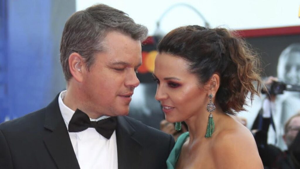 Matt Damon and Luciana Barroso