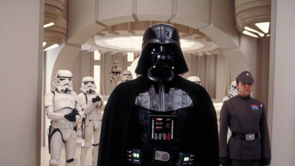 Darth Vader in 'Empire Strikes Back' (1980) (Image: 20th Century Fox)
