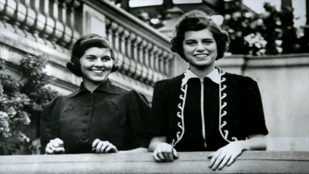 Rosemary Kennedy and Eunice Kennedy.