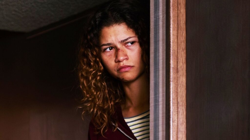 Rue in 'Euphoria' (Image: HBO)