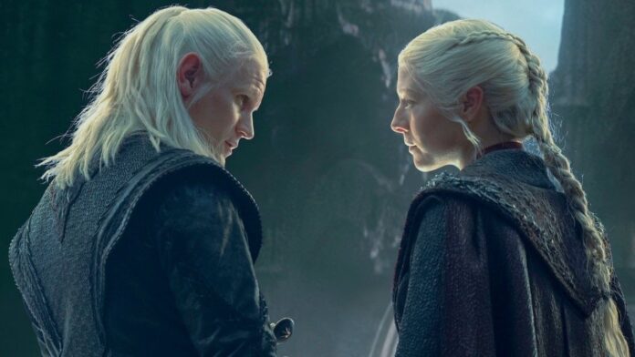 Daemon and Rhaenyra in 'House of the Dragon' (Image: HBO)