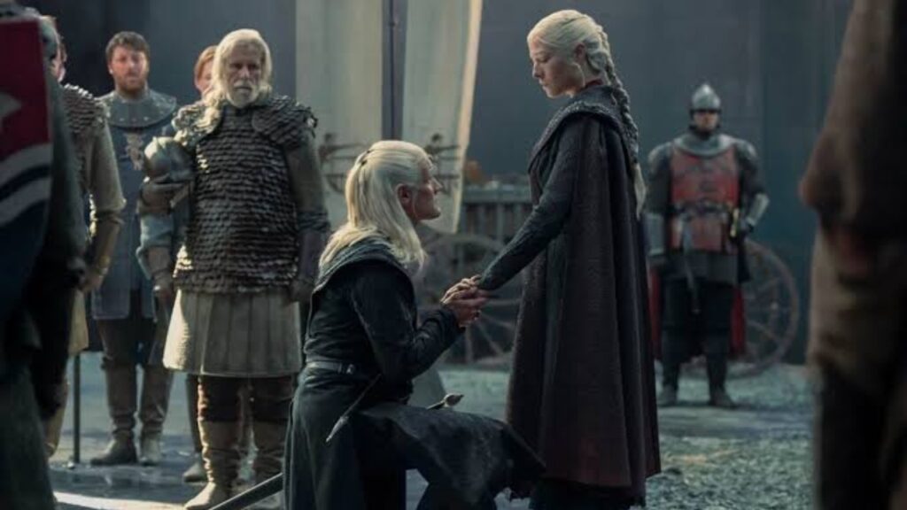 Daemon and Rhaenyra in 'House of the Dragon' (Image: HBO)
