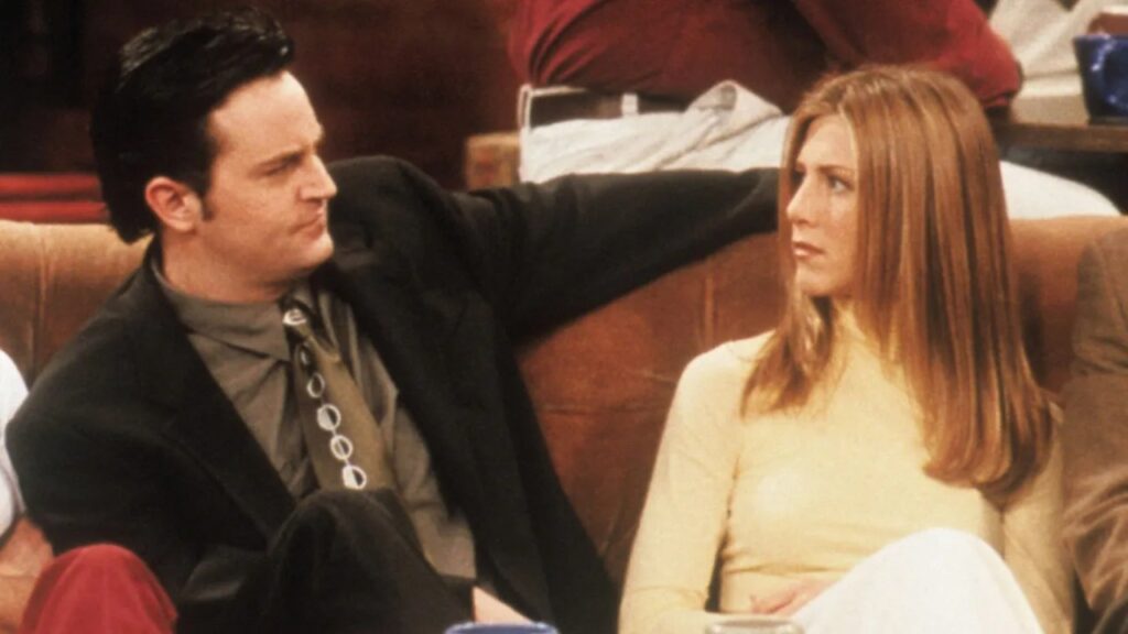 Jennifer Aniston and Matthew Perry in 'Friends' (Image: NBC)
